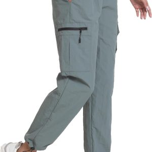 Lightweight Women Cargo Pants with Pockets Quick Dry Workout Athletic Travel Lounge Pantalones Outdoor Camping Hiking Pants